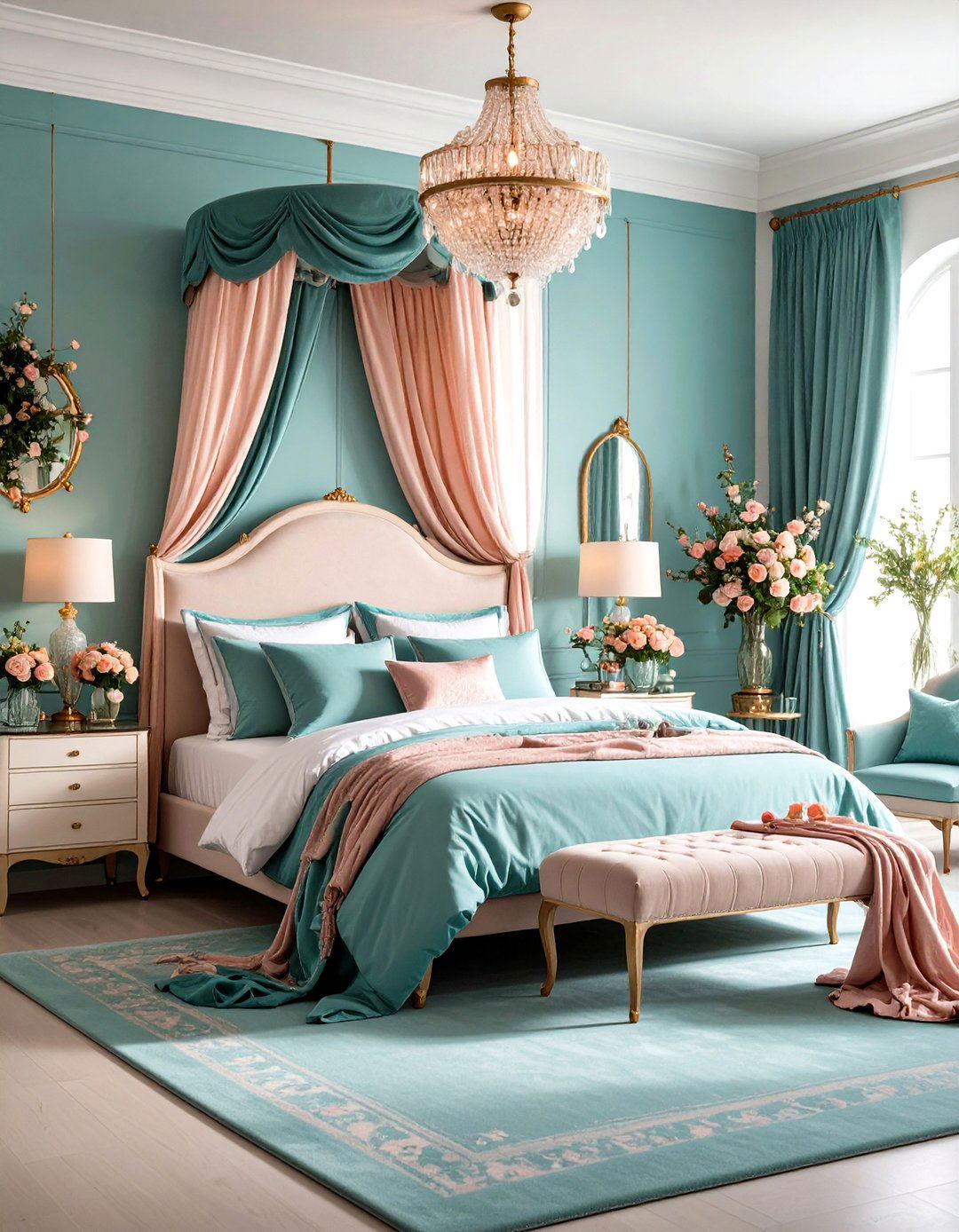 24 Teal and Pink Bedroom Ideas for Cozy, Vibrant Rooms