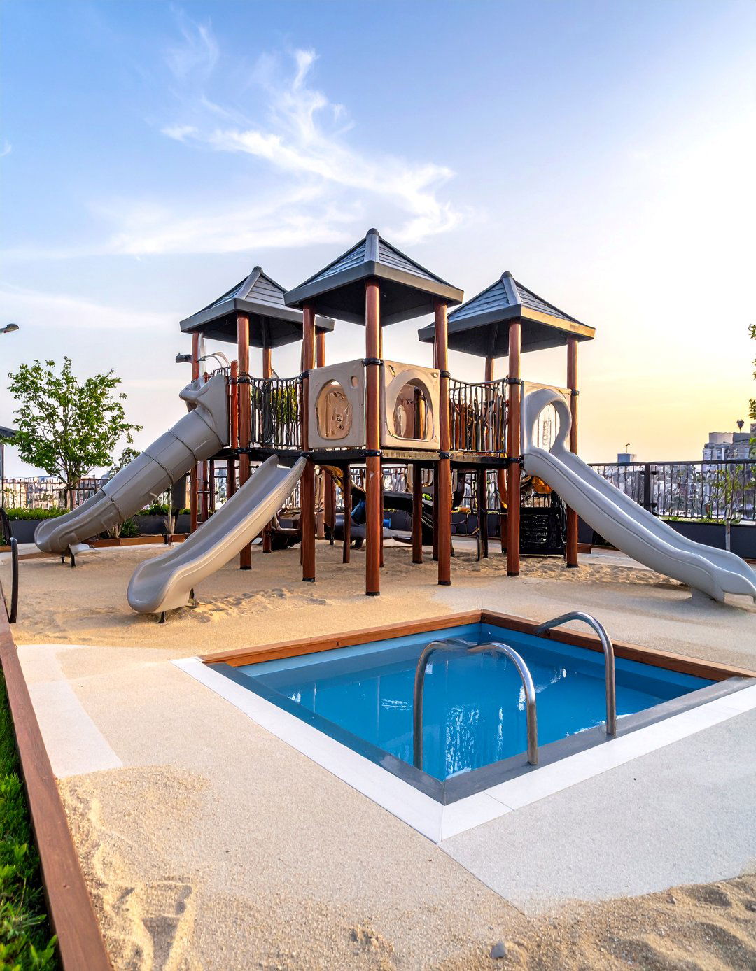 Rooftop Children Play Adventure - 24 Residential Rooftop Design Ideas