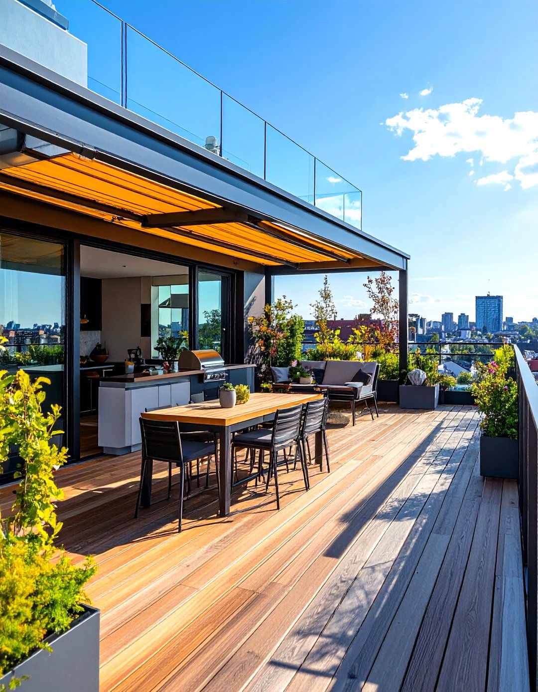 Rooftop Deck Oasis - 24 Large Deck Ideas