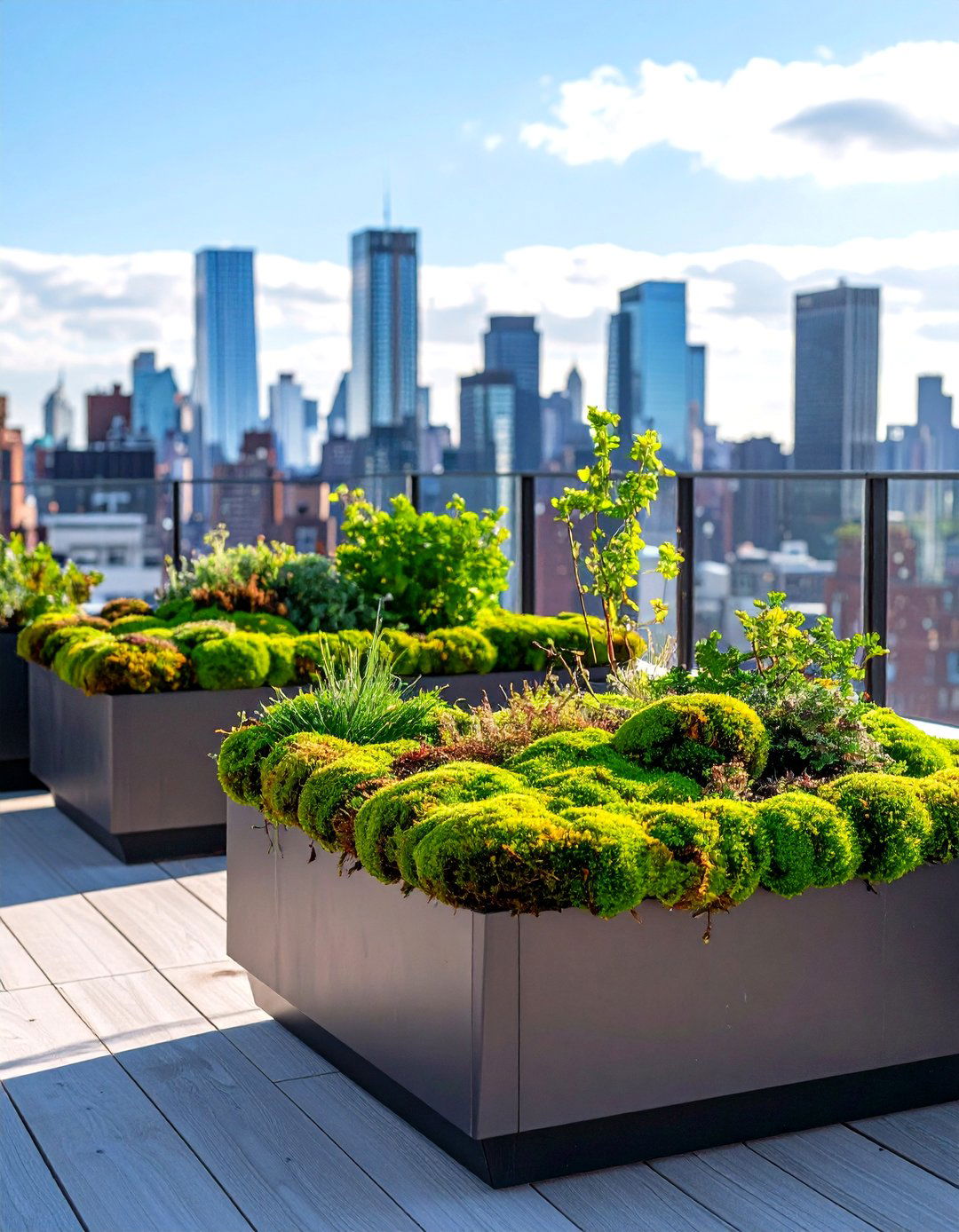 Rooftop Moss Garden Sanctuary - 24 Moss Garden Ideas