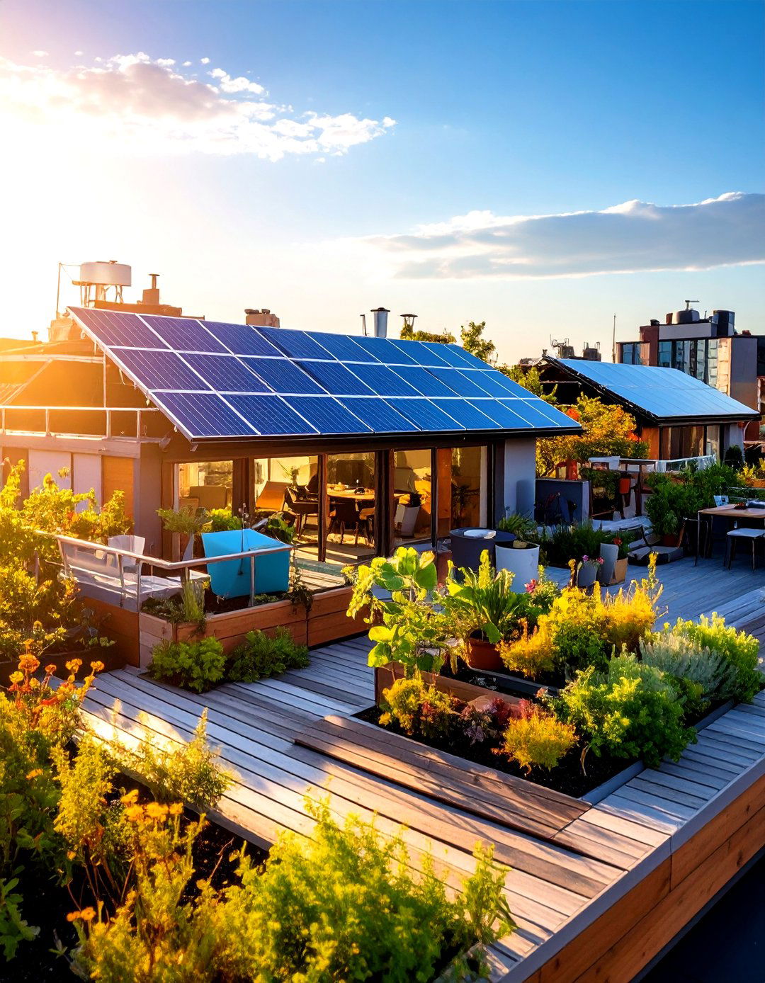 Rooftop Sustainable Living System - 24 Residential Rooftop Design Ideas