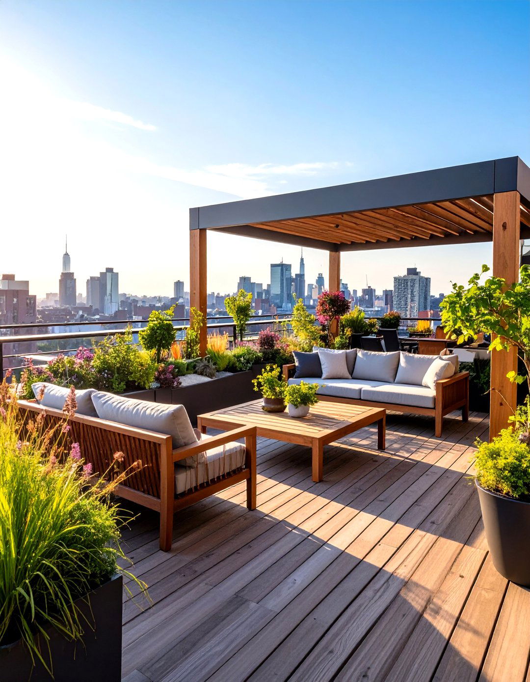 Rooftop Terrace Townhouse Patio - 24 townhouse patio ideas