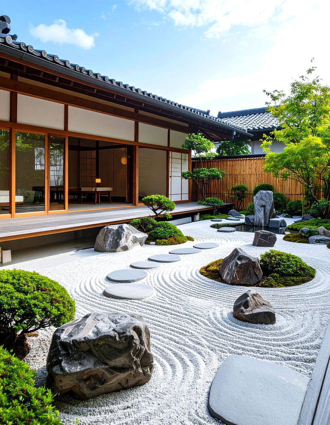 Rooftop Zen Japanese Garden - 24 Residential Rooftop Design Ideas