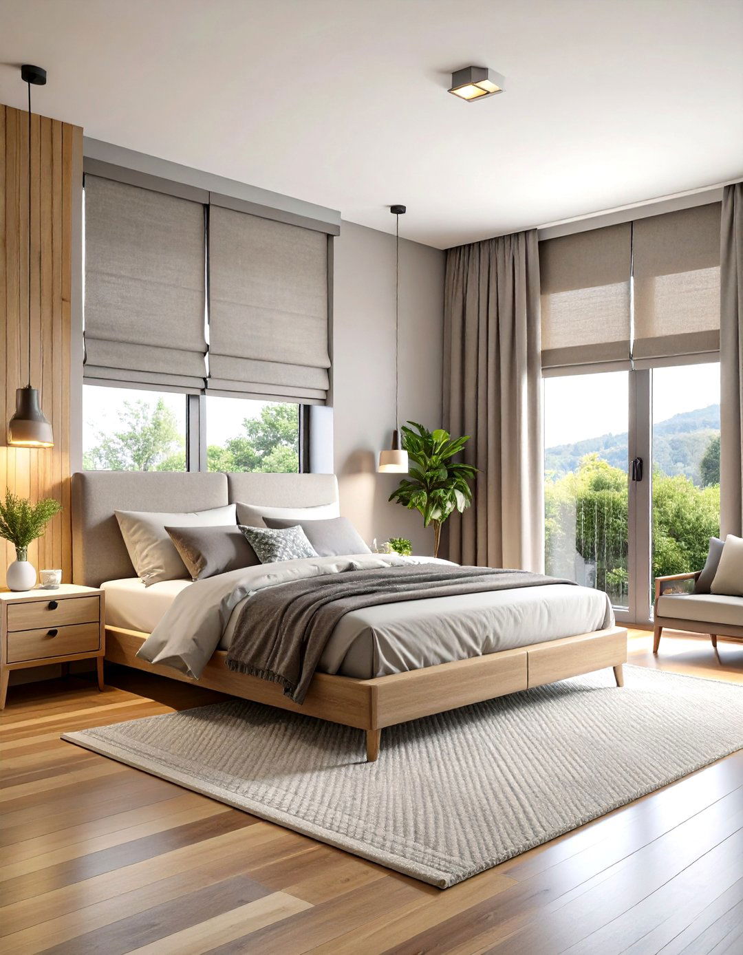 Room Darkening Shades for Light Sensitivity - 24 Bedroom Window Ideas