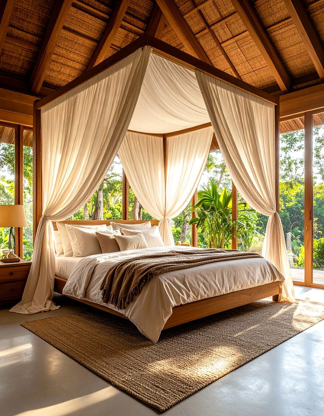 Room Divider Bed Canopy Style - 24 Bedroom Curtain Ideas