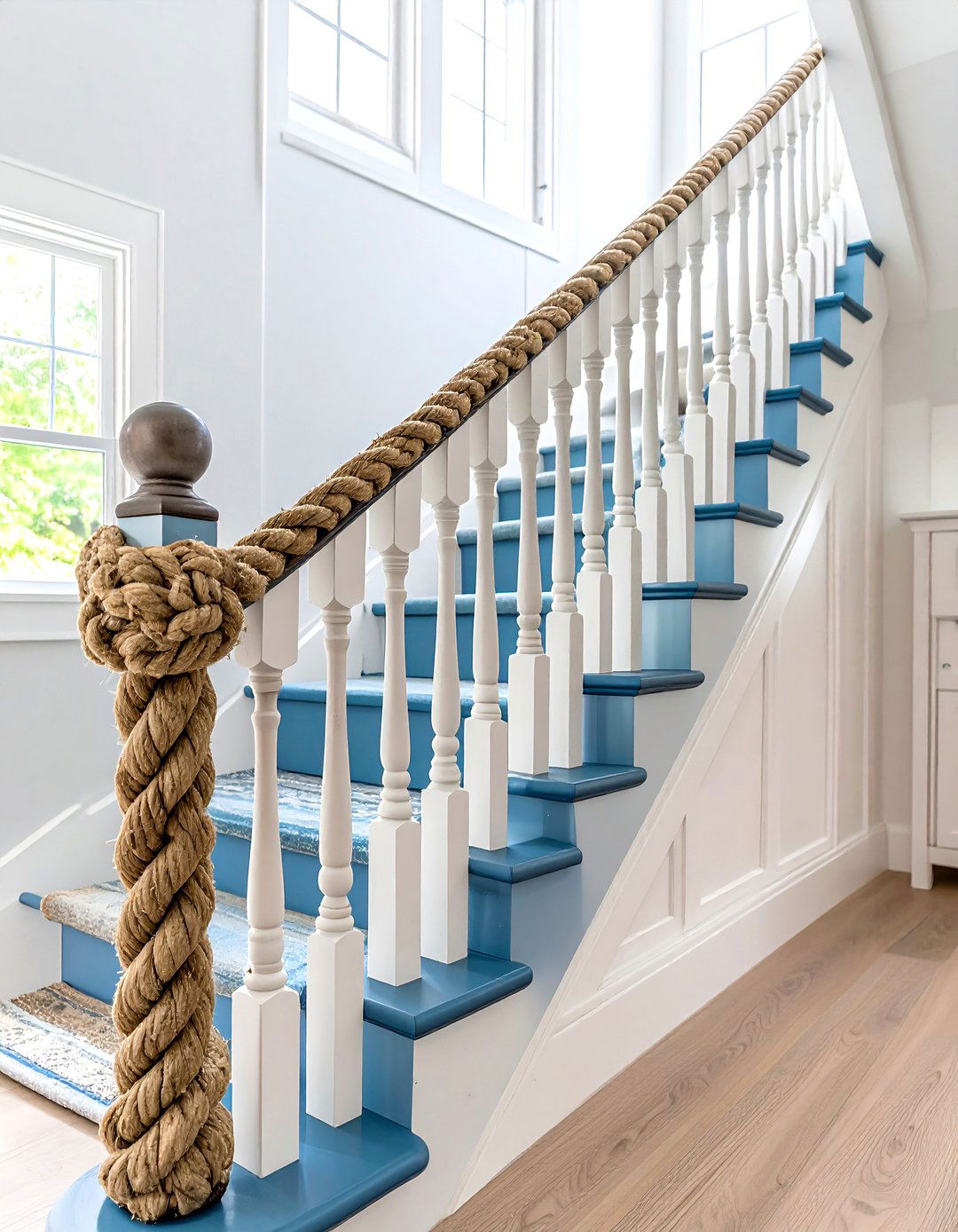 Rope Detail Hardware Integration - 24 Coastal Decor Ideas