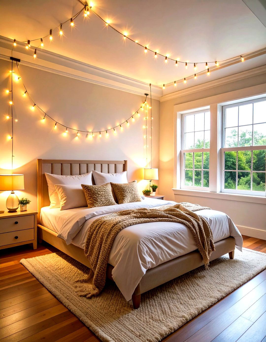 Rope Lighting Accent Systems - 24 Ceiling Trim Ideas
