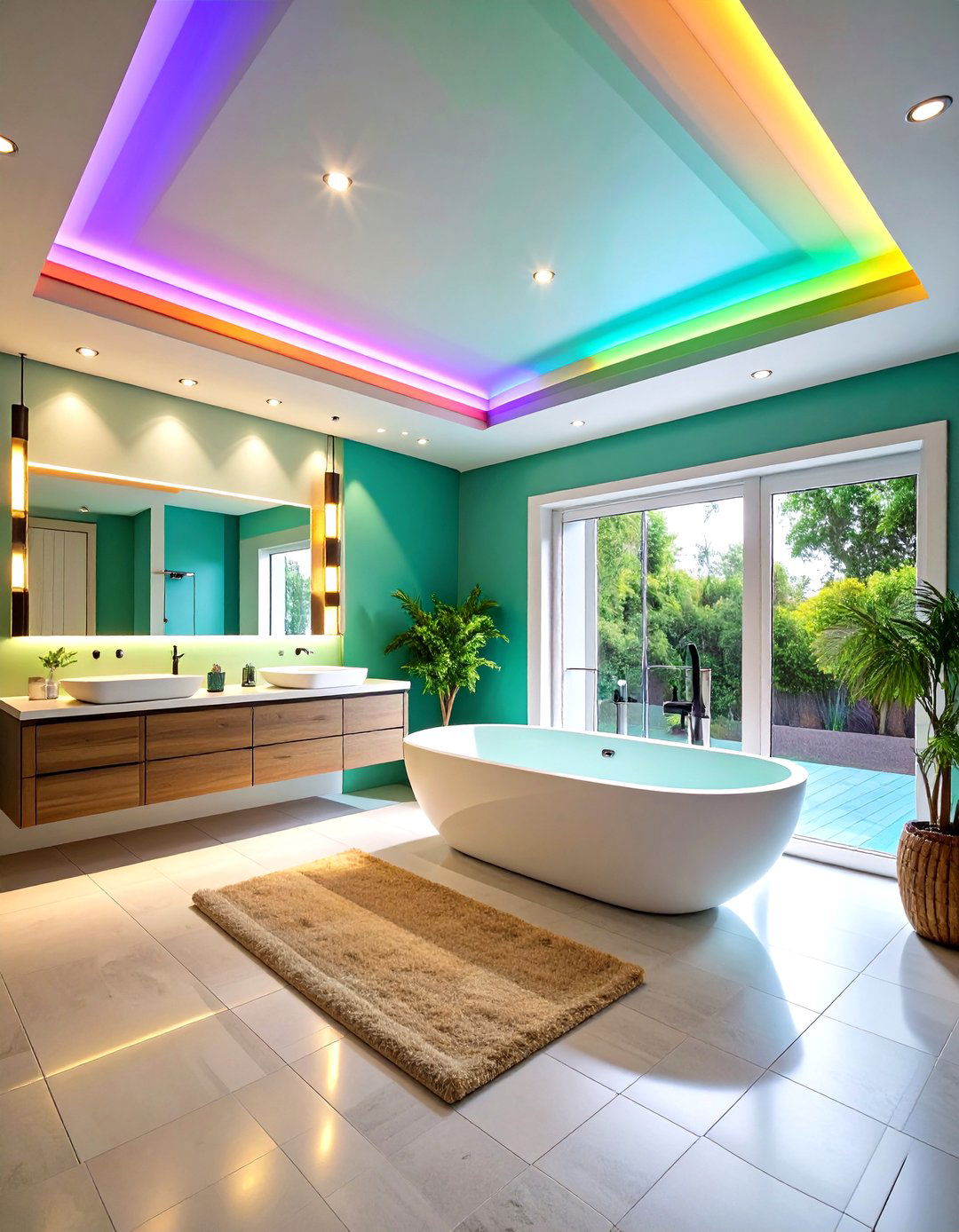 Rope Lighting Bathroom Tray Ceiling - 24 tray ceiling ideas