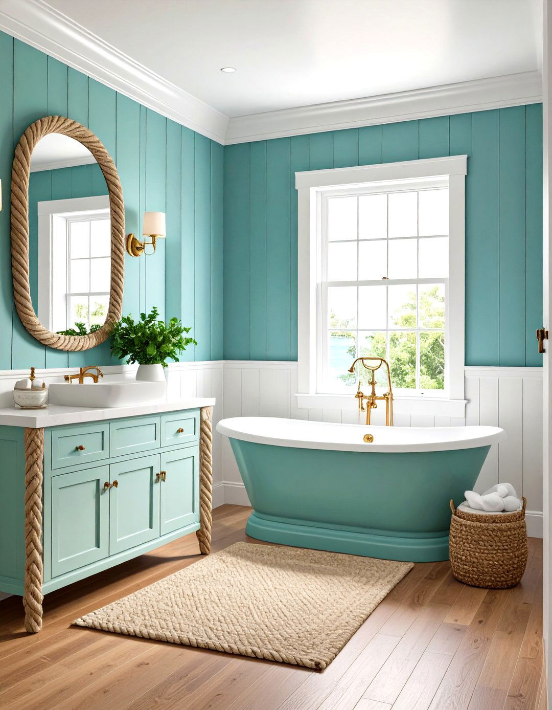 Rope Molding Details for Nautical Sophistication - 24 Wall Molding Ideas