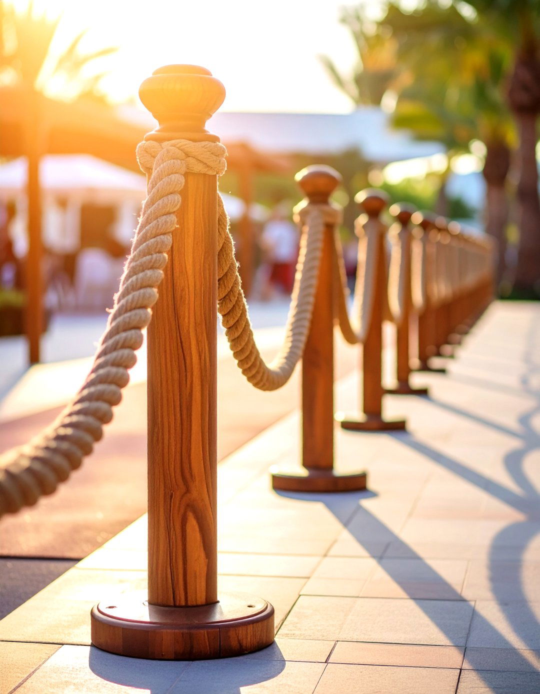 Rope and Post Boundary Systems - 24 Temporary Fence Ideas