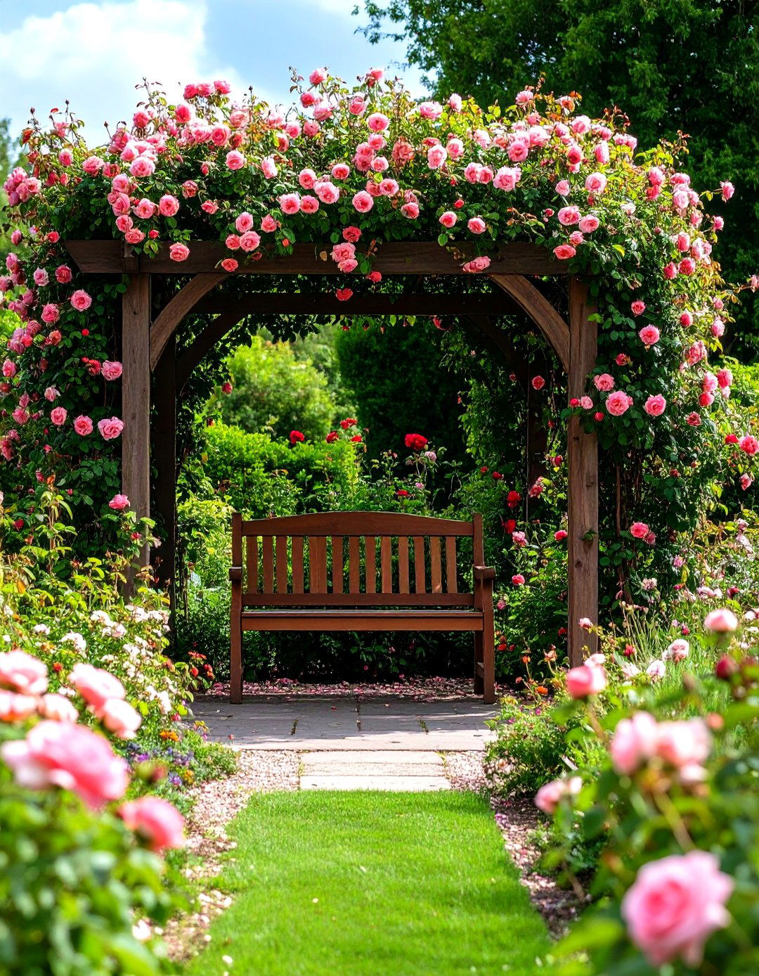 Rose Arbor Reading Alcove - 24 Outdoor Reading Nook Ideas