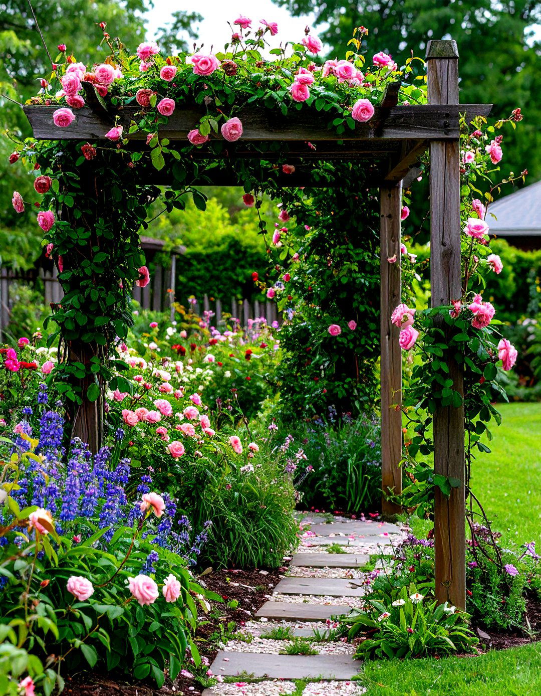 Rose and Clematis Partnership Garden - 24 Rose Garden Ideas
