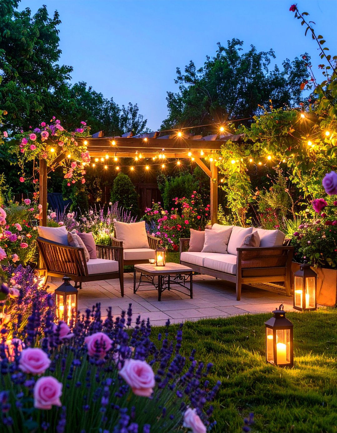 Rose and Fragrant Garden - 24 Patio Garden Ideas