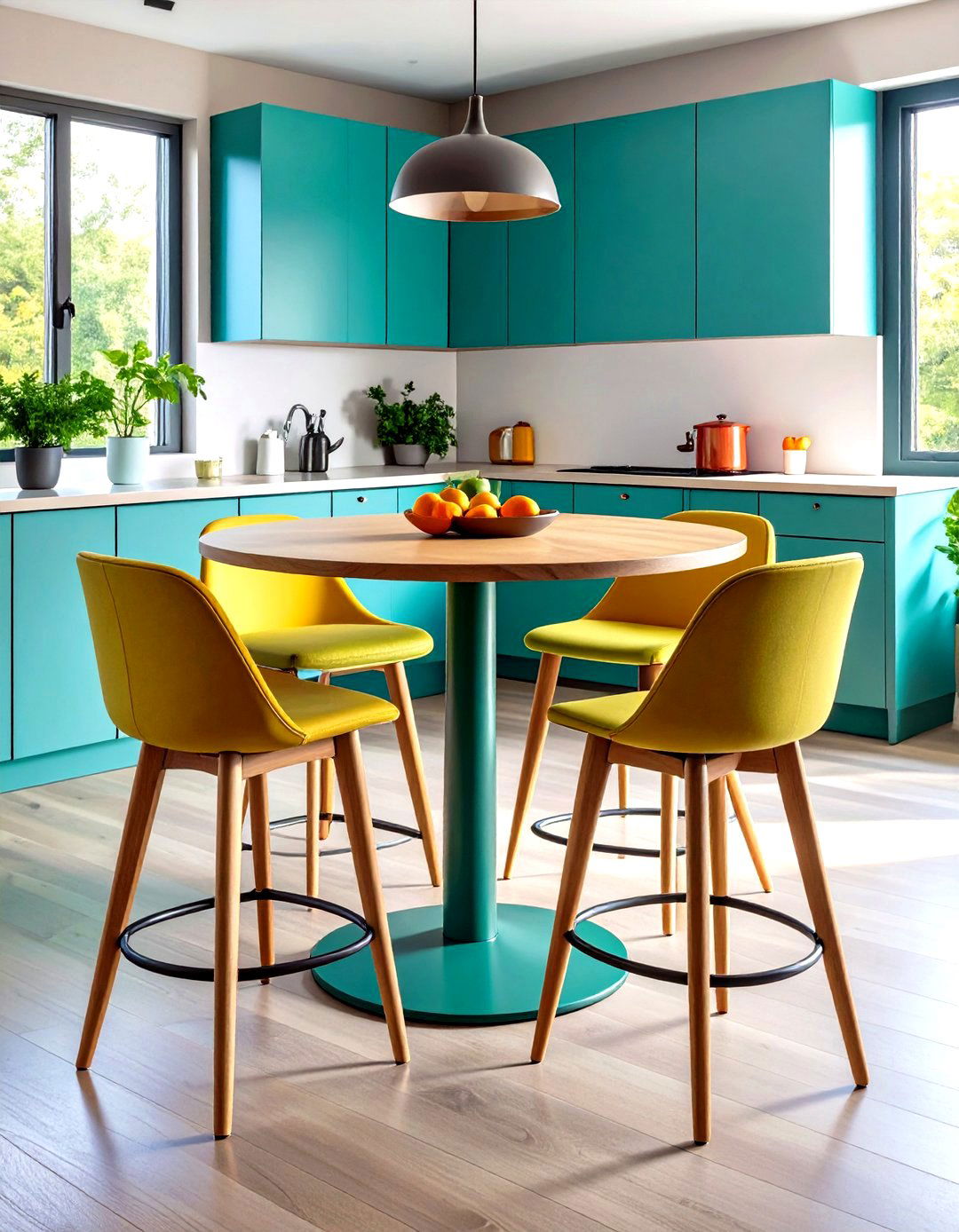 Round Bistro Kitchen Tables - 24 Small Kitchen Table Ideas
