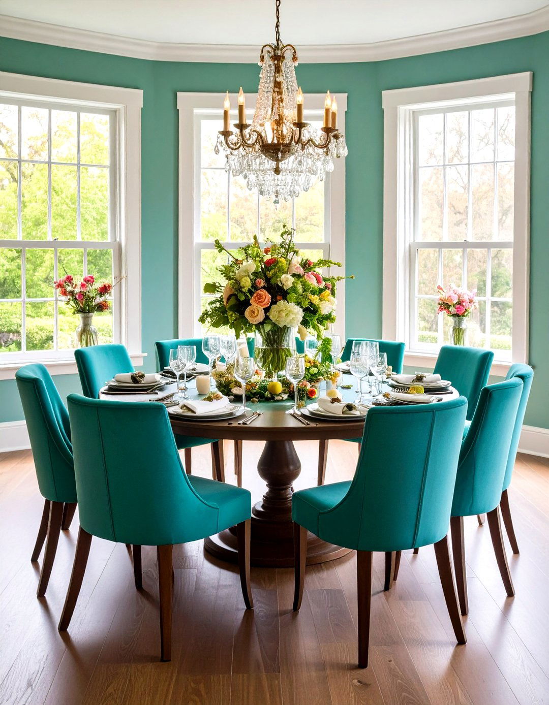 Round Table Intimacy - 24 Formal Dining Room Ideas