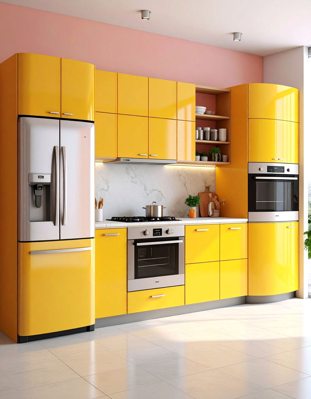 Rounded Appliance Kitchen - 24 1950s Kitchen Ideas