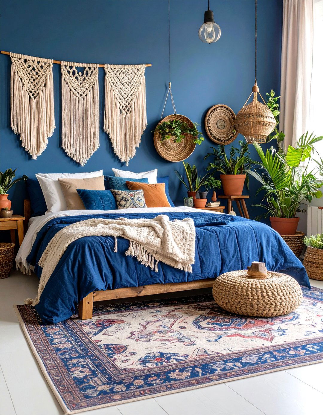 Royal Blue Bohemian Bedroom - 24 Royal Blue Bedroom Ideas