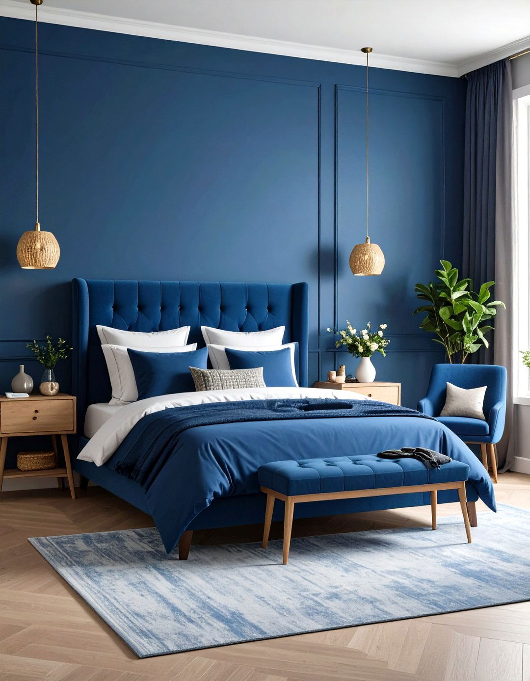 Royal Blue Guest Bedroom - 24 Royal Blue Bedroom Ideas