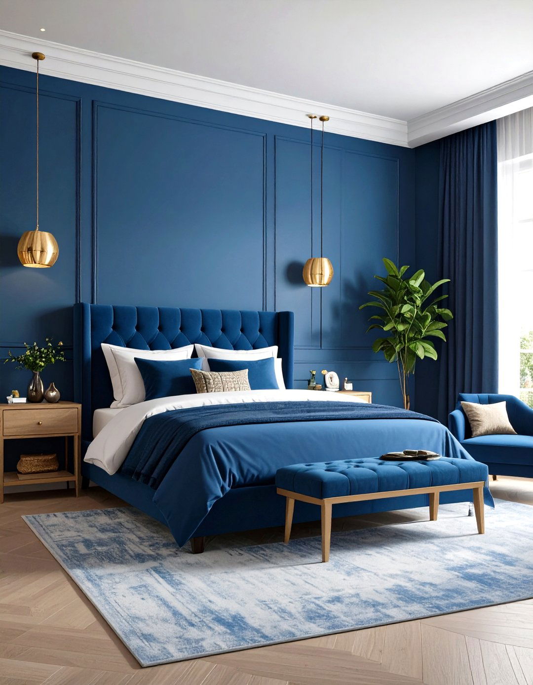Royal Blue Master Suite Bedroom - 24 Royal Blue Bedroom Ideas