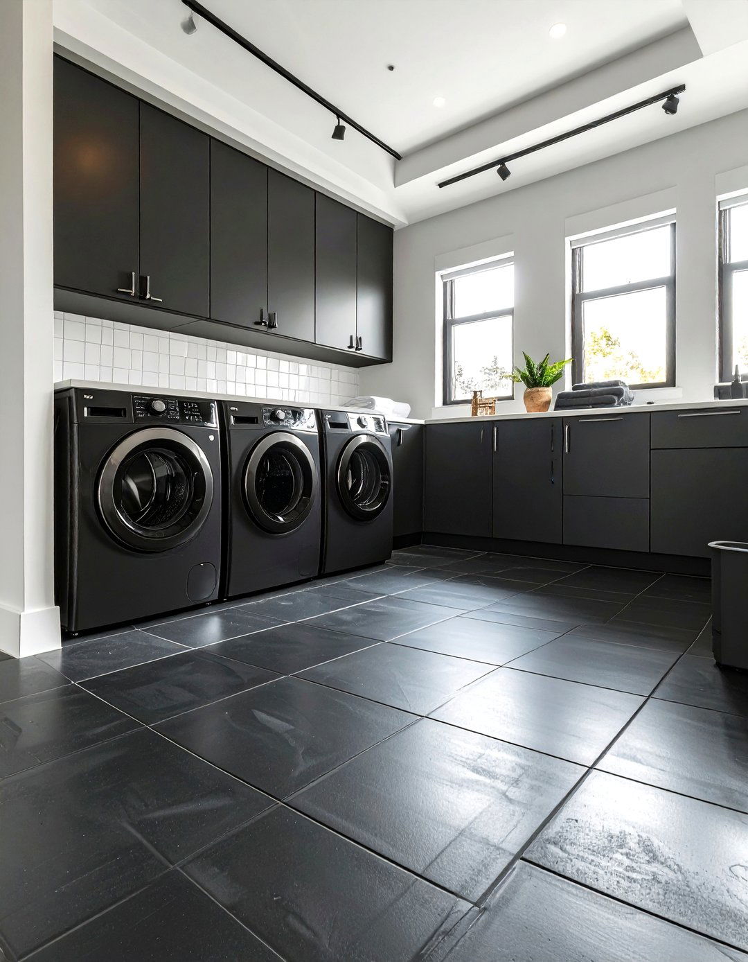 Rubber Tile Flooring Systems - 24 Laundry Room Floor Ideas