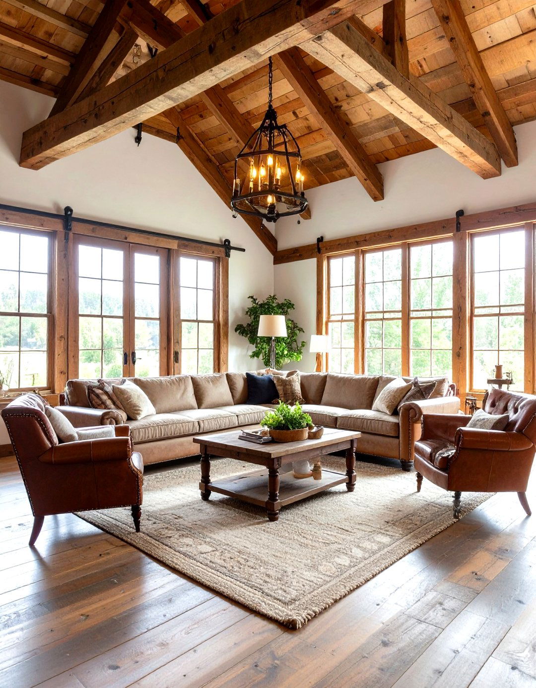Rustic Barn Conversion Living Room