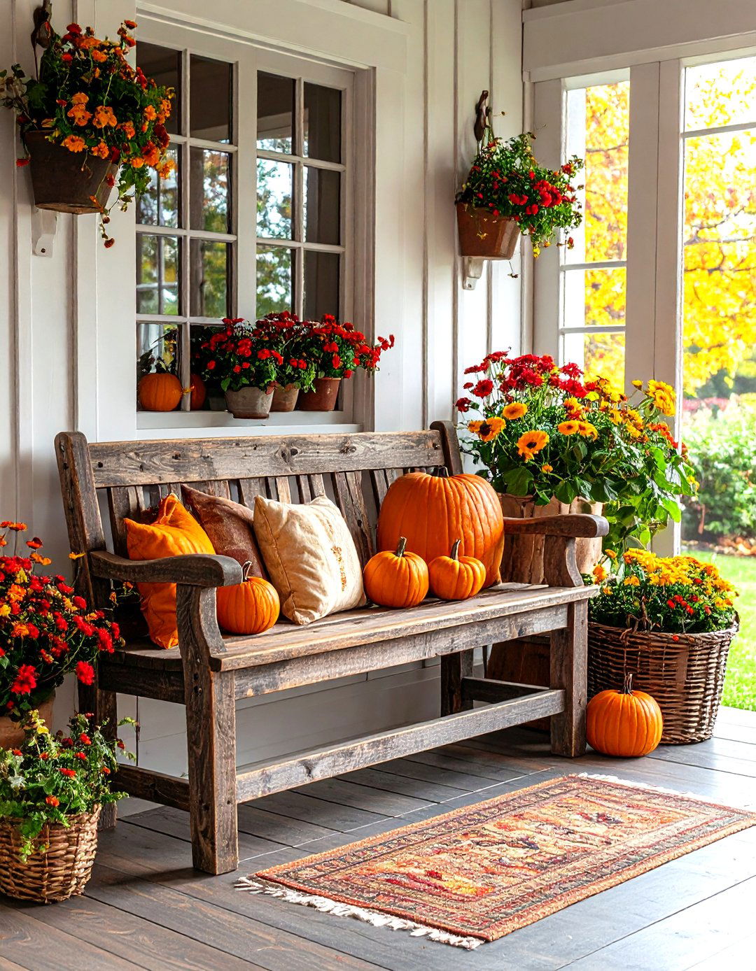 Rustic Barnwood Entryway Bench - 24 Entryway Bench Ideas