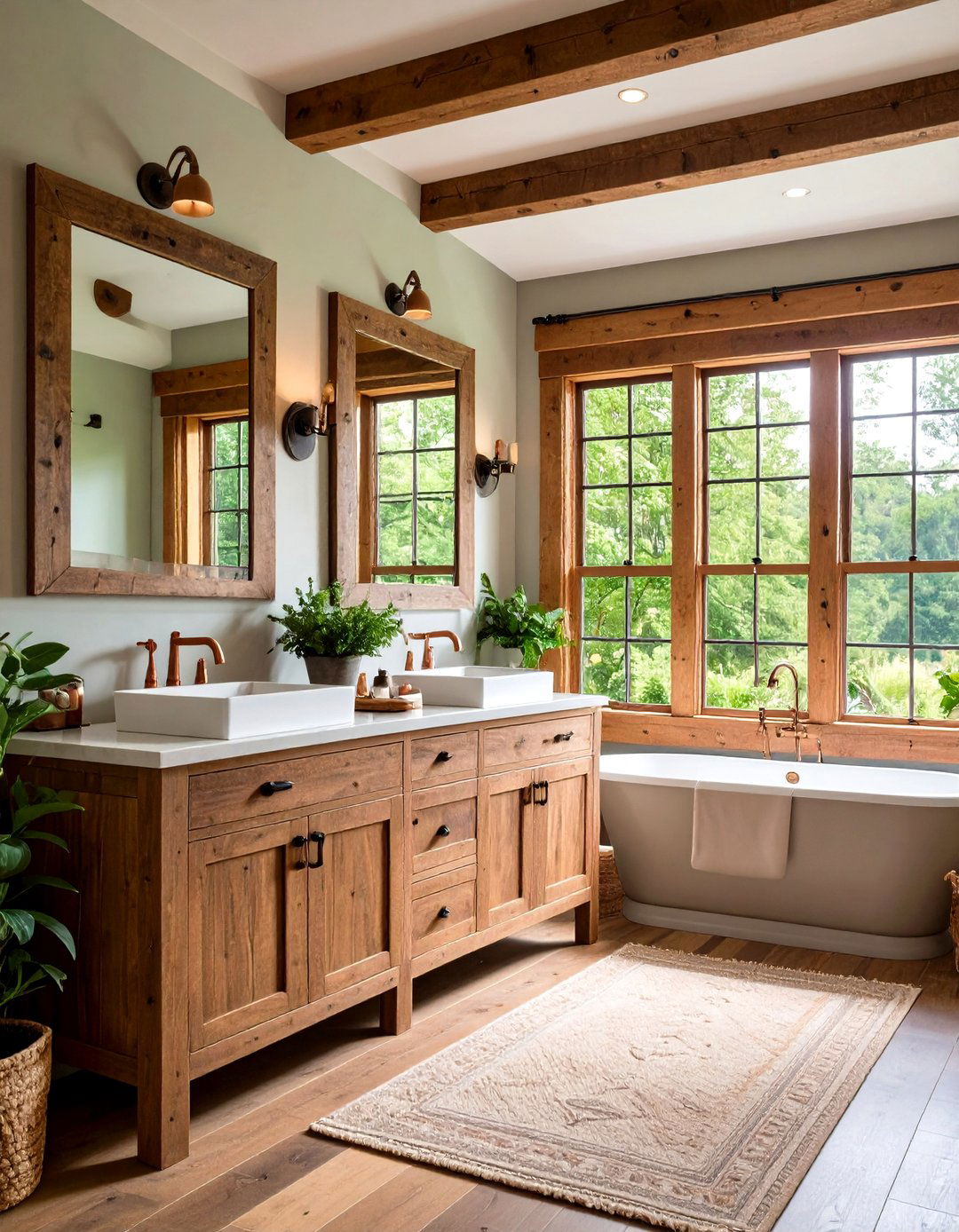 Rustic Bathroom Design Elements - 24 Rustic Tiny House Ideas