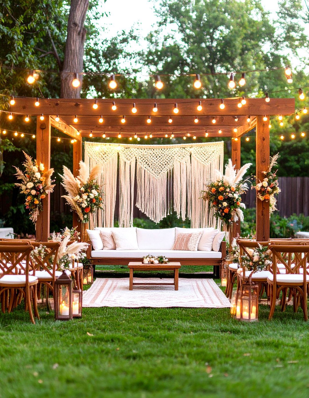 Rustic Bohemian Garden Wedding - 24 Backyard Wedding Ideas