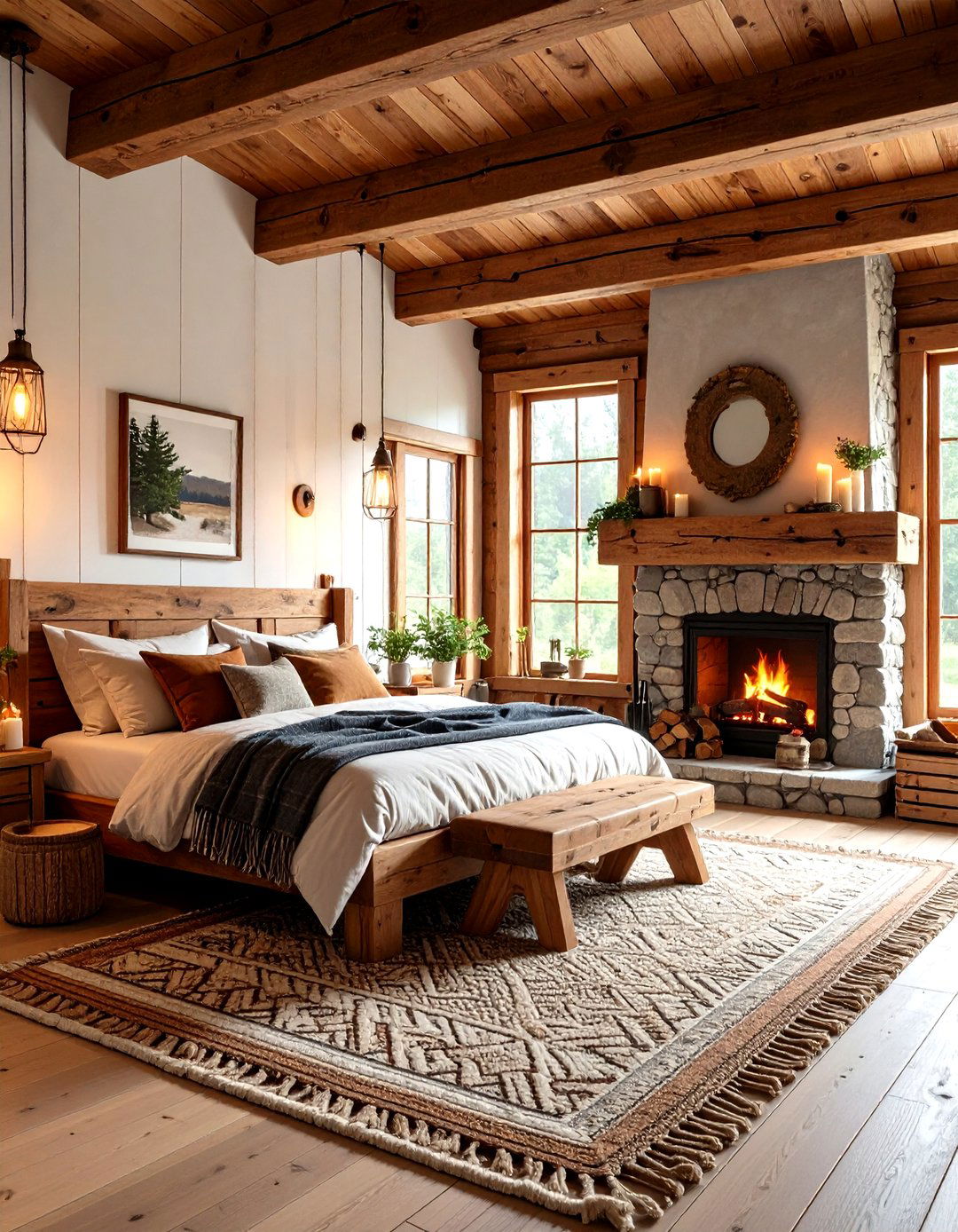 Rustic Boho Cabin Style - 24 Boho Room Ideas