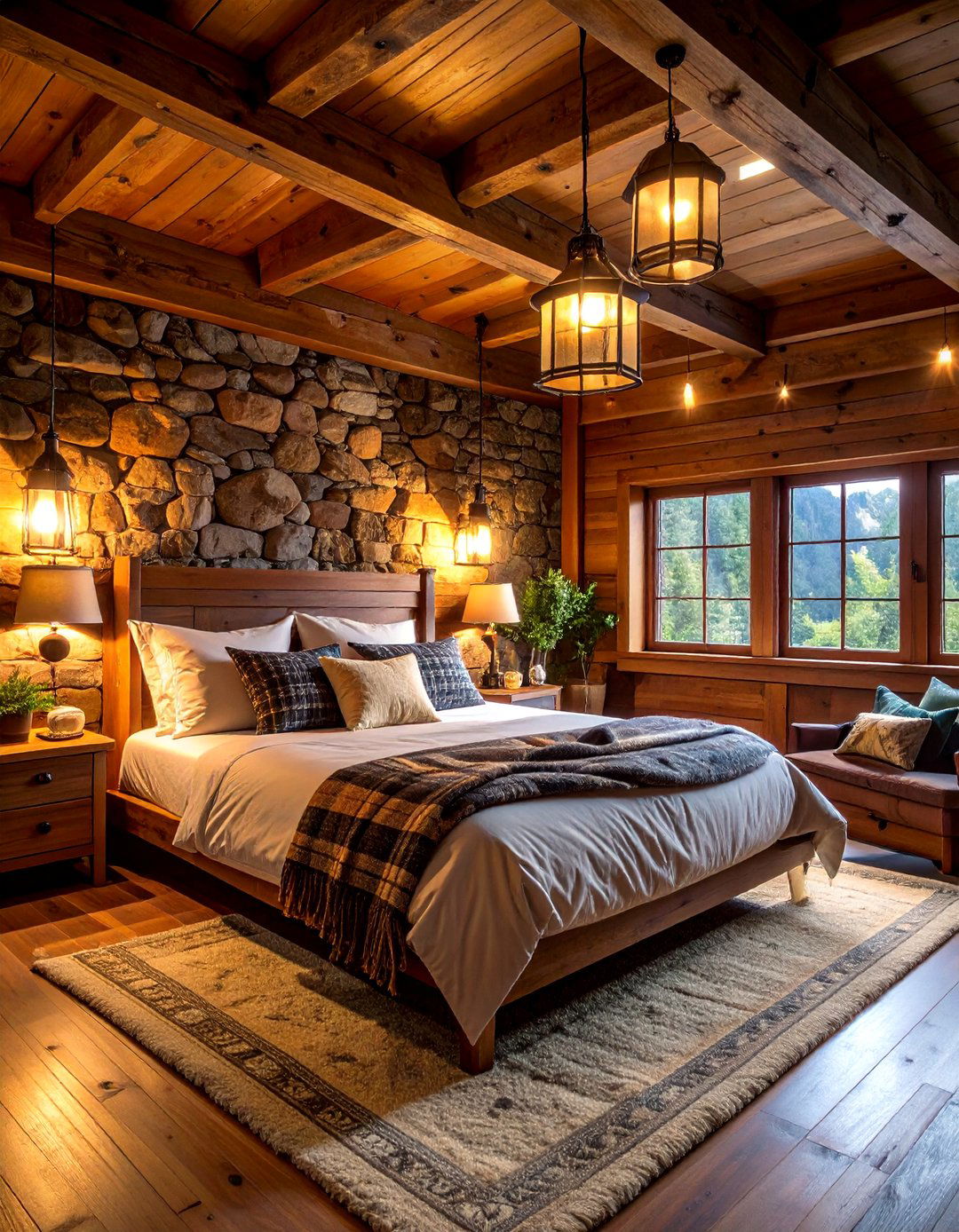Rustic Cabin Basement Bedroom - 24 Basement Bedroom Ideas
