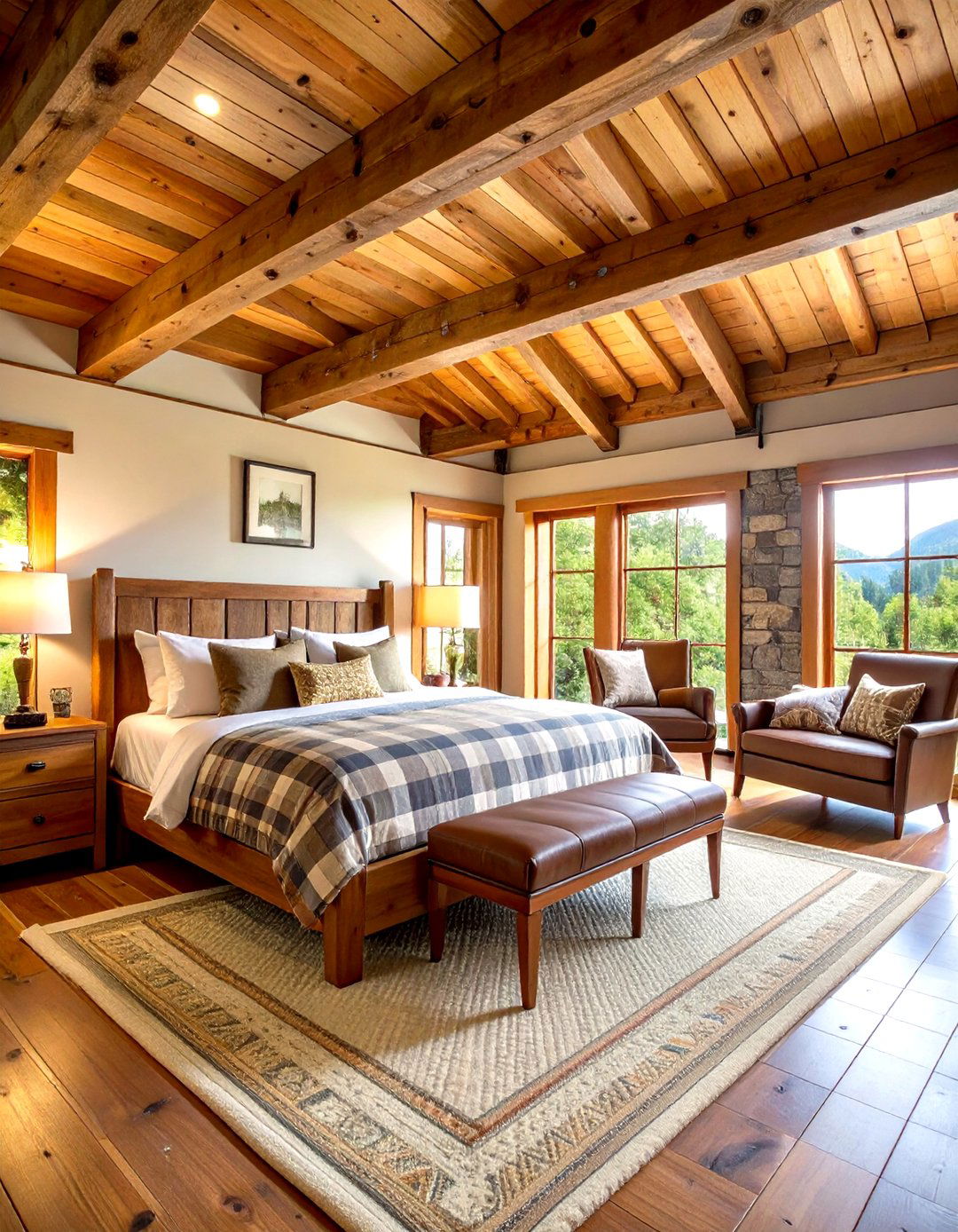 Rustic Cabin Lodge Bedroom - 24 Western Bedroom Ideas
