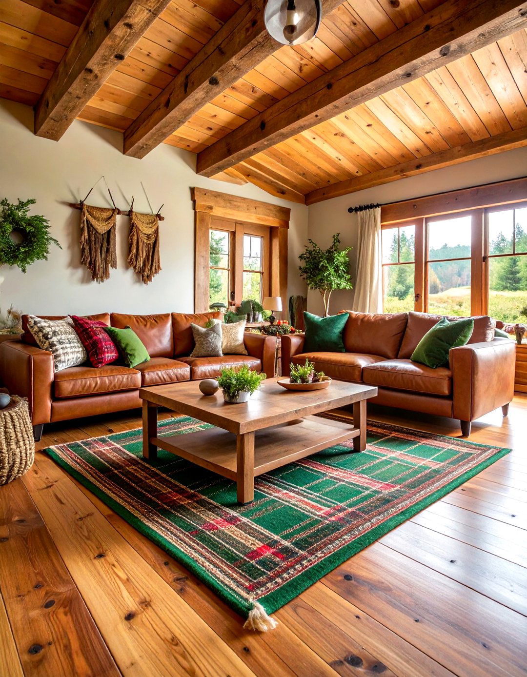 Rustic Cabin Lodge Comfort Setup - 24 Mismatched Sofas in Living Room Ideas