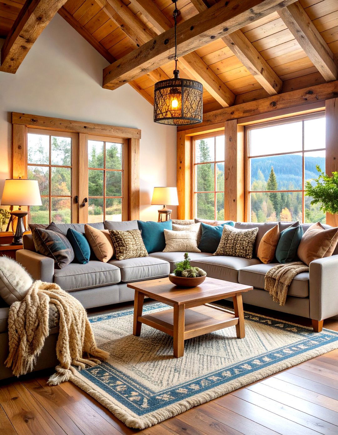 Rustic Cabin Retreat - 24 Living Room Nook Ideas