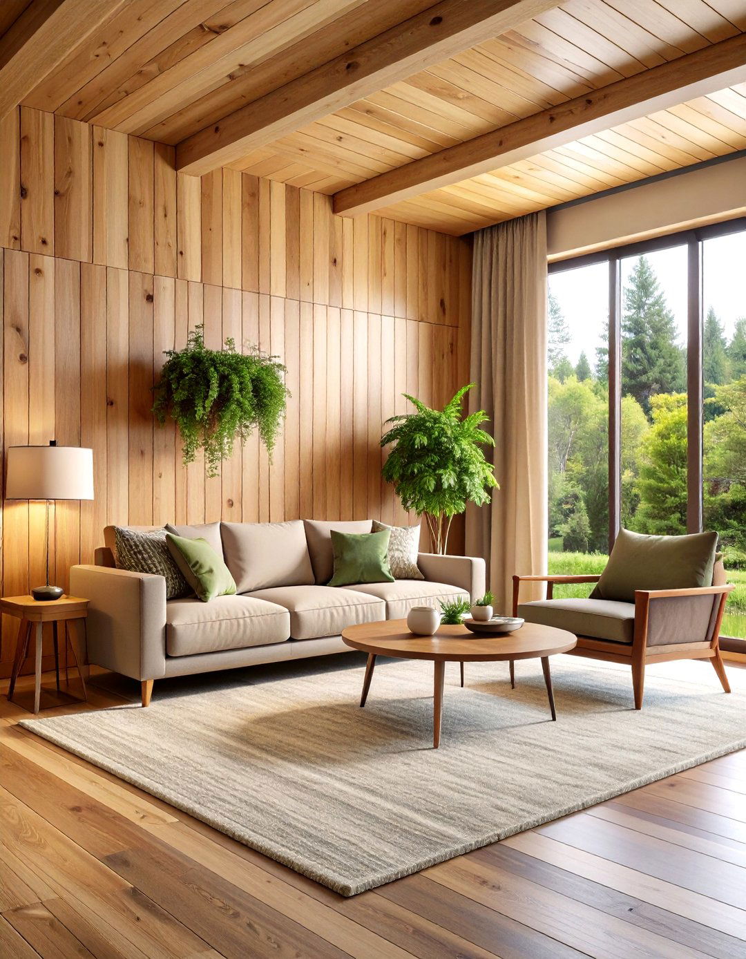 Rustic Cabin Wood Paneling - 24 Lake House Decorating Ideas