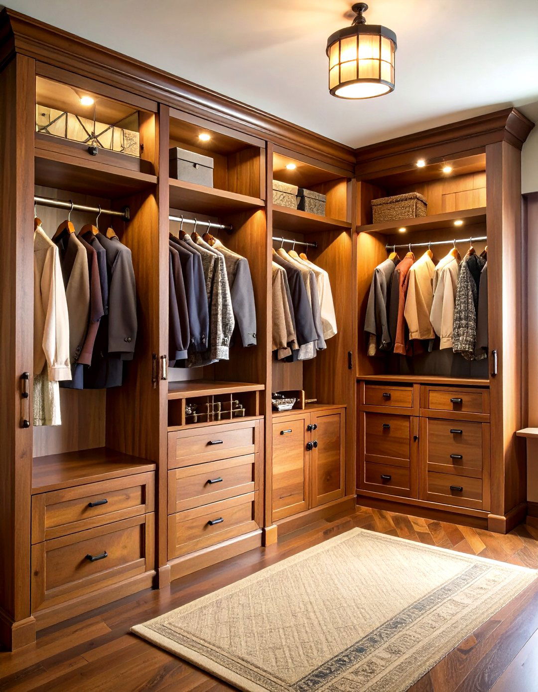 Rustic Craftsman Bungalow Closet - 24 Rustic Closet Ideas