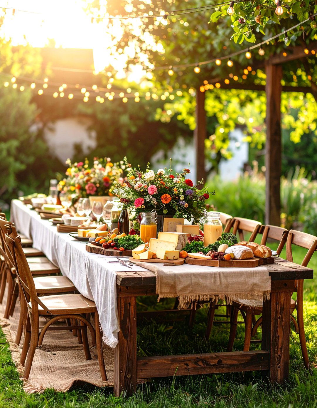 Rustic Farm to Table Harvest Feast - 24 Garden Party Ideas