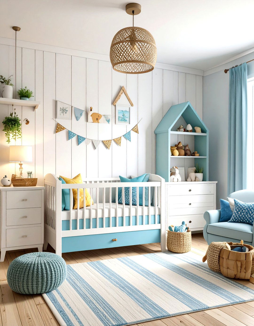 Rustic Farmhouse Baby Boy Nursery - 24 Baby Boy Nursery Ideas