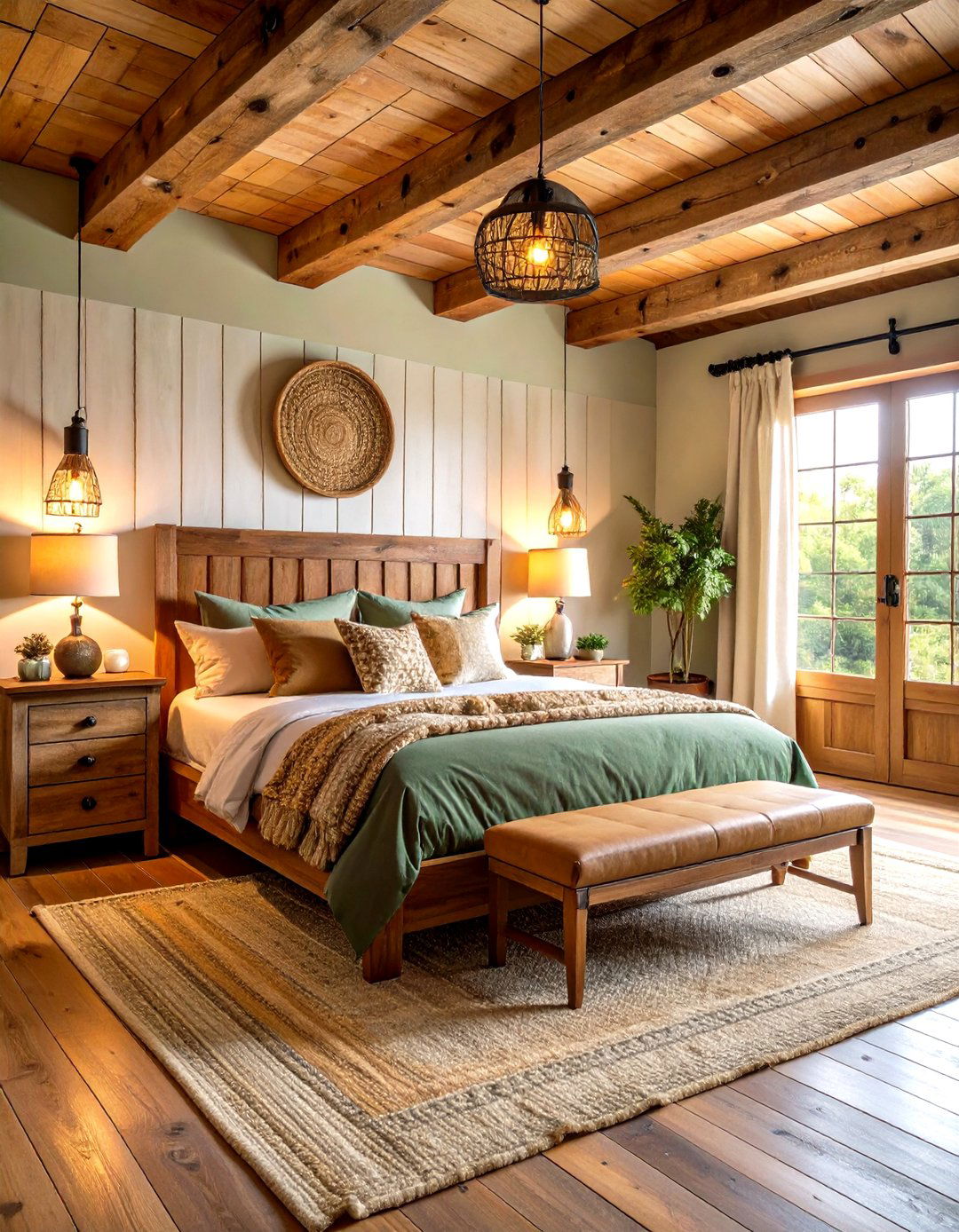 Rustic Farmhouse Bedroom Style - 24 Men's Bedroom Ideas