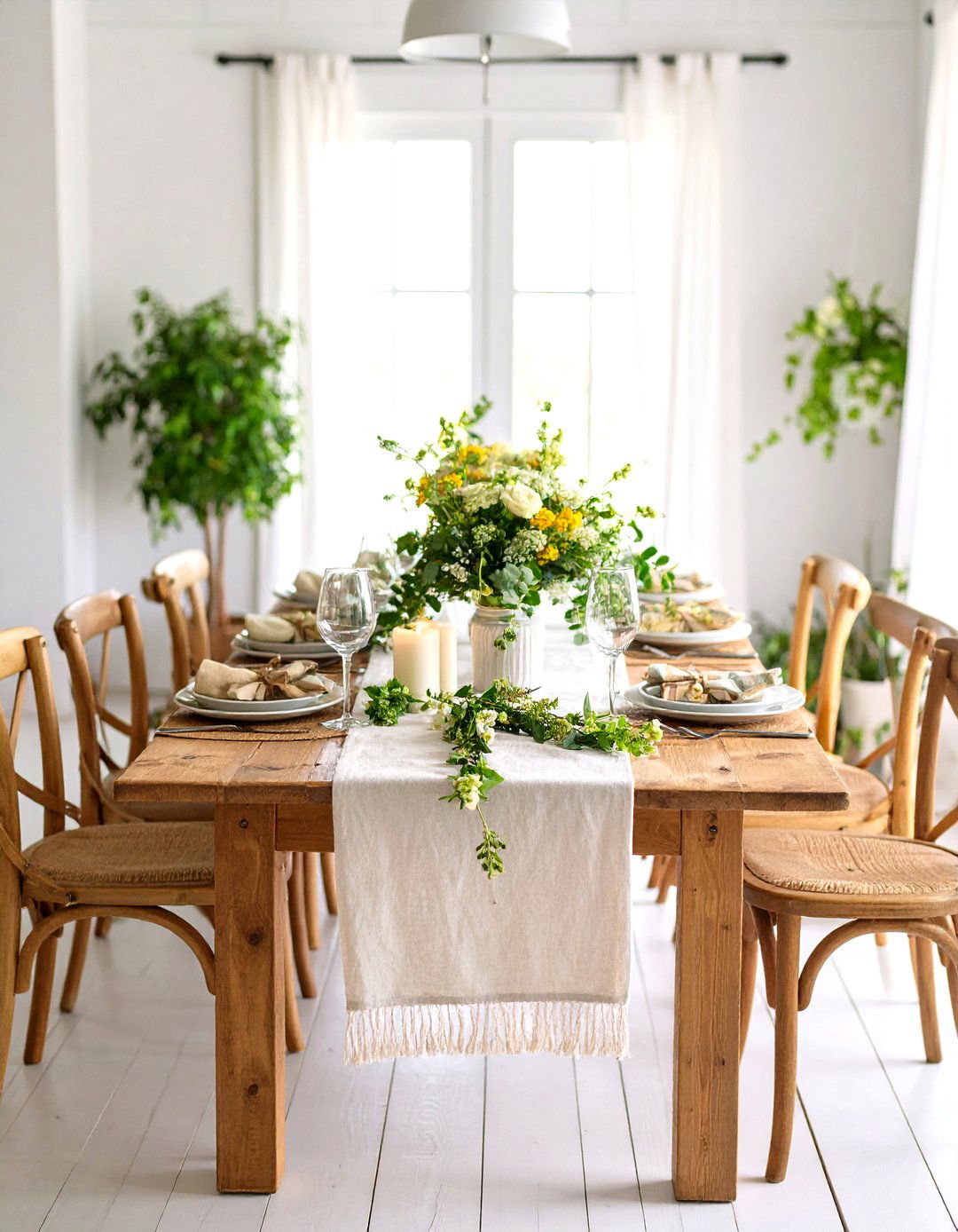Rustic Farmhouse Charm - 24 Table Setting Ideas