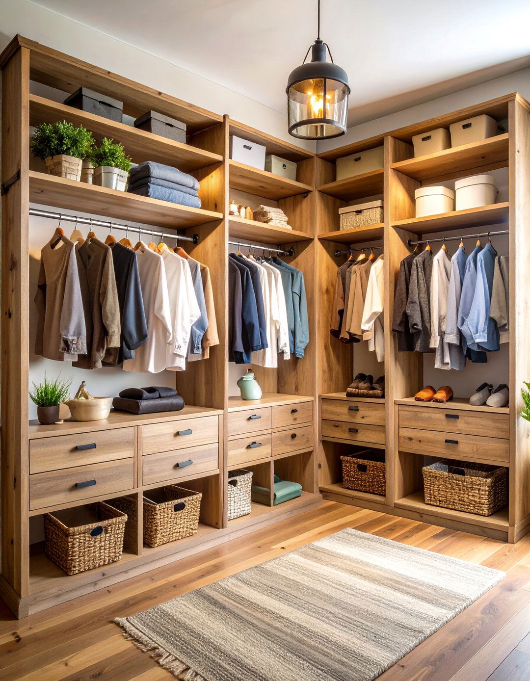 Rustic Farmhouse Closet Design - 24 Closet Ideas