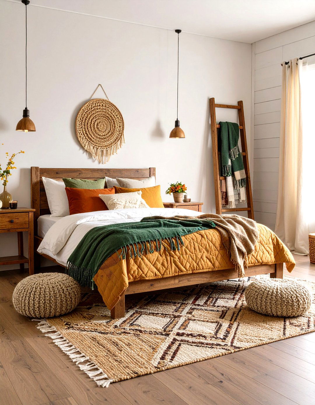 Rustic Farmhouse Fall Bedroom - 24 Fall Bedroom Decor Ideas