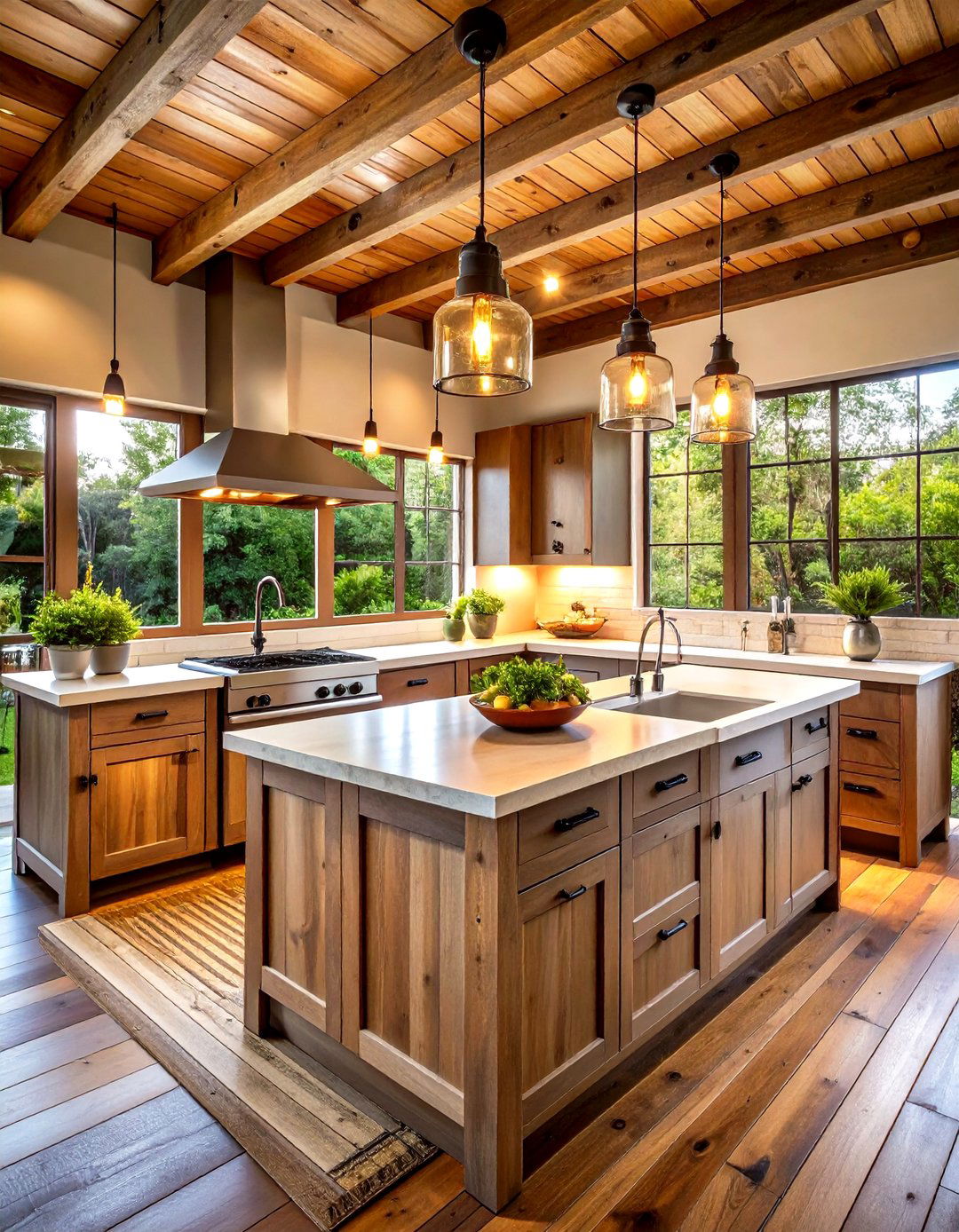 Rustic Farmhouse Lanai Kitchen - 24 Lanai Kitchen Ideas