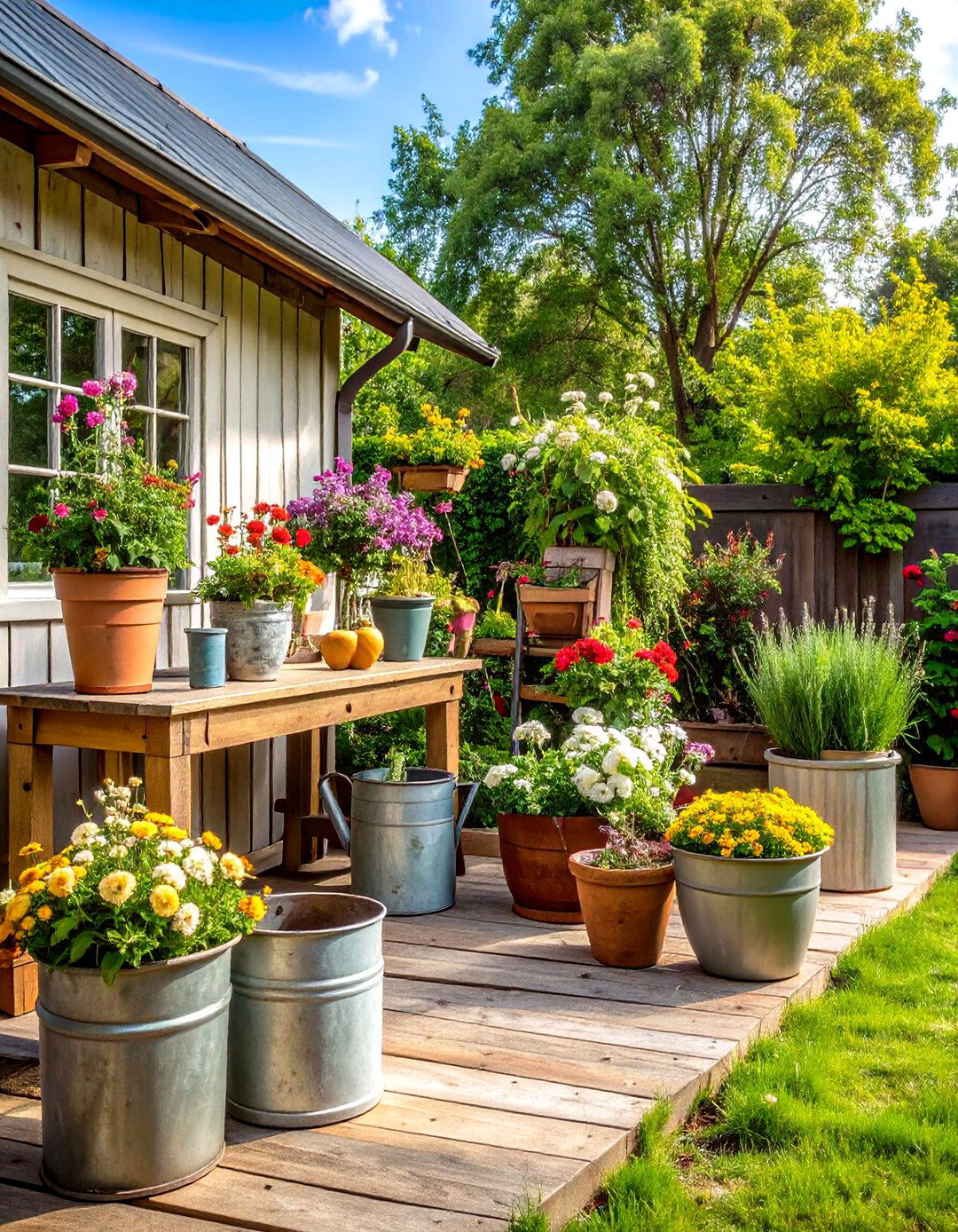 Rustic Farmhouse Style - 24 Patio Garden Ideas