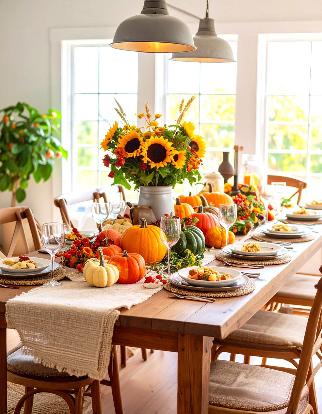 Rustic Farmhouse Themes - 24 Fall Table Decor Ideas