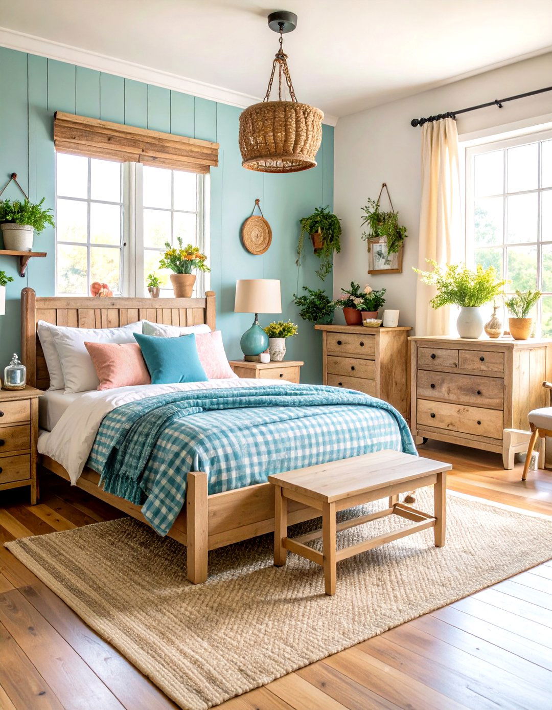 Rustic Farmhouse Touch - 24 Student Bedroom Design Ideas