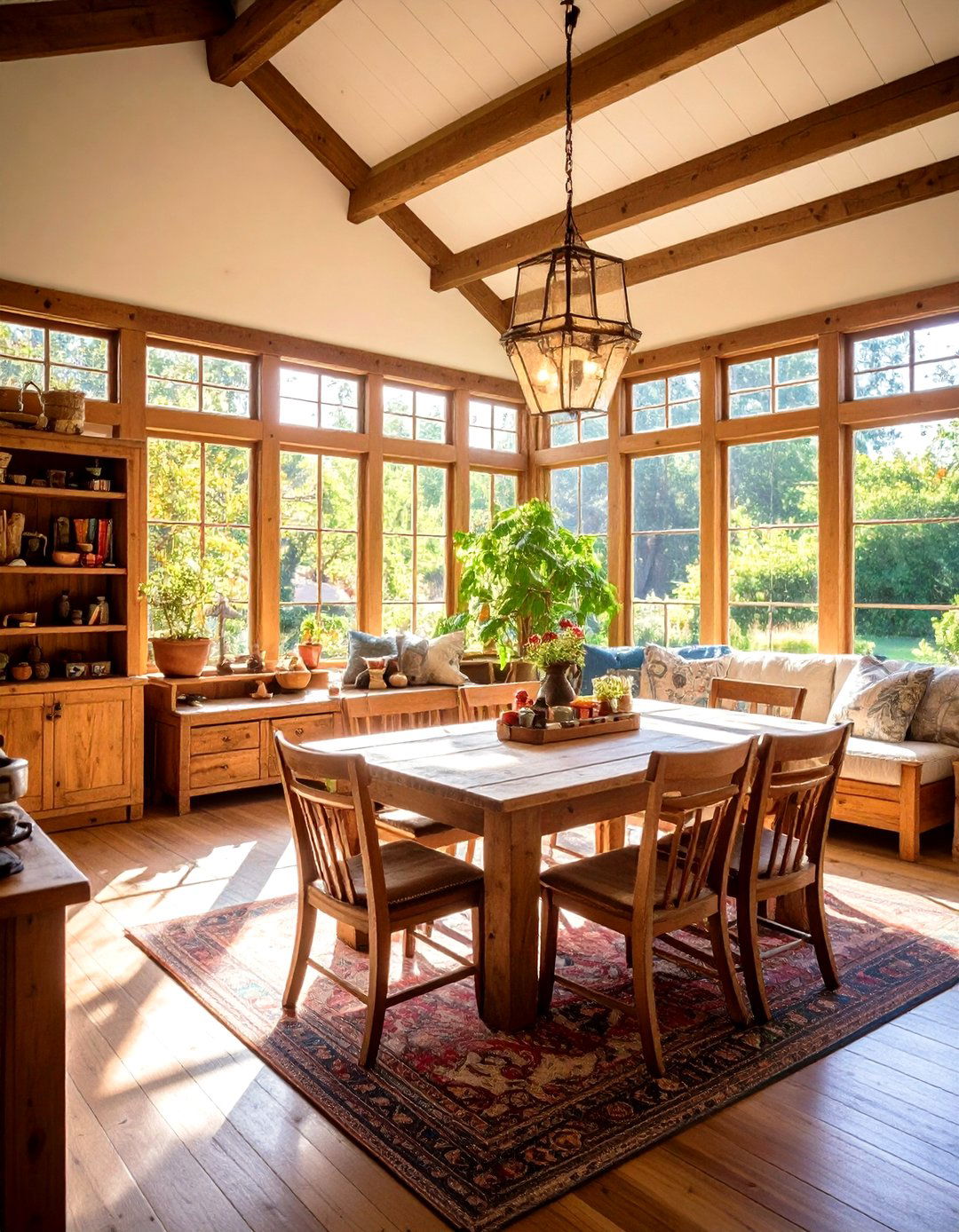 Rustic Game Room Sunroom - 24 Rustic Sunroom Ideas