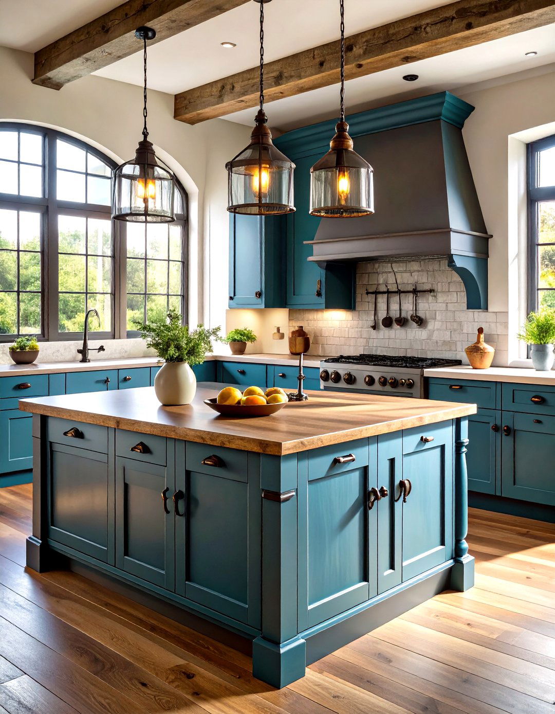 Rustic Iron Kitchen Hardware - 24 Earthy Kitchen Ideas
