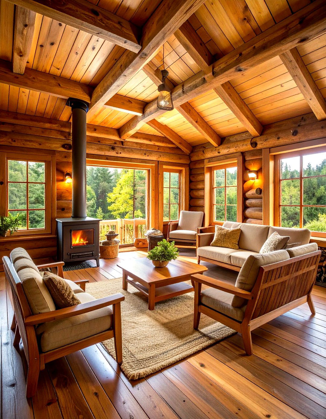 Rustic Log Cabin Sauna with Natural Finishes - 24 Sauna Room Design Ideas
