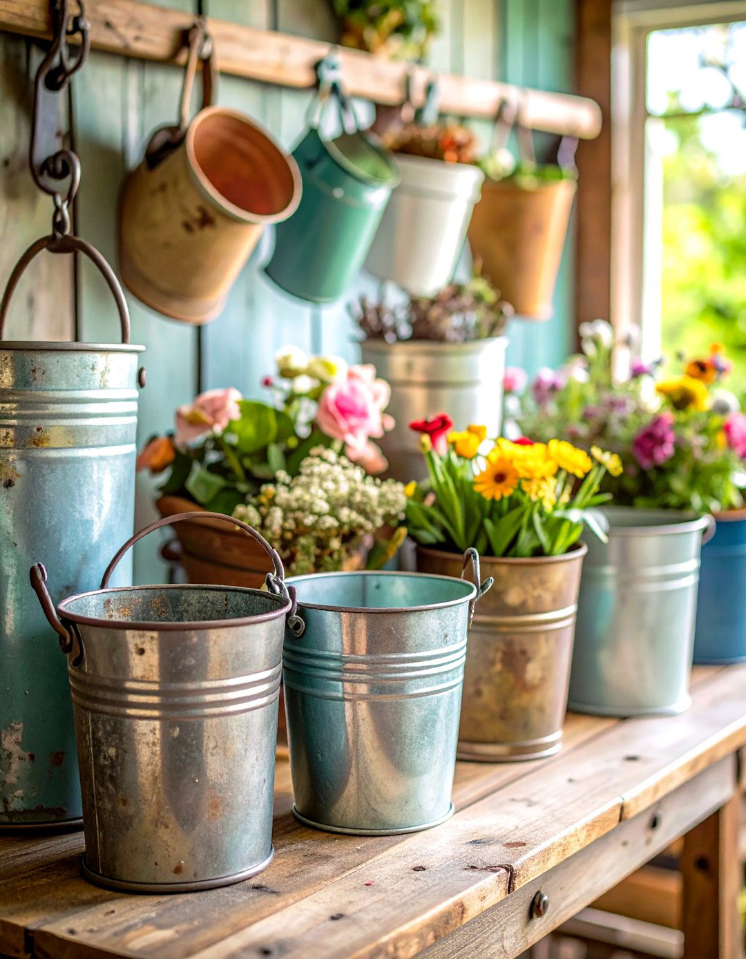 Rustic Metal Accents - 24 Rustic Nursery Ideas