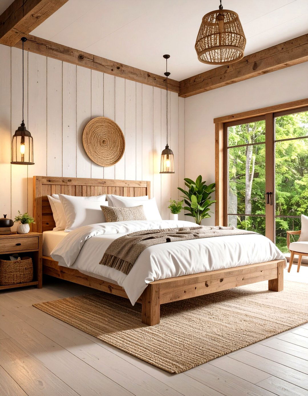 Rustic Modern Farmhouse Guest Room - 24 small guest room ideas